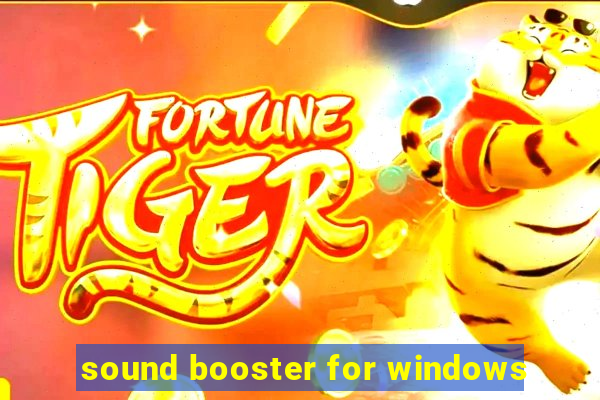 sound booster for windows